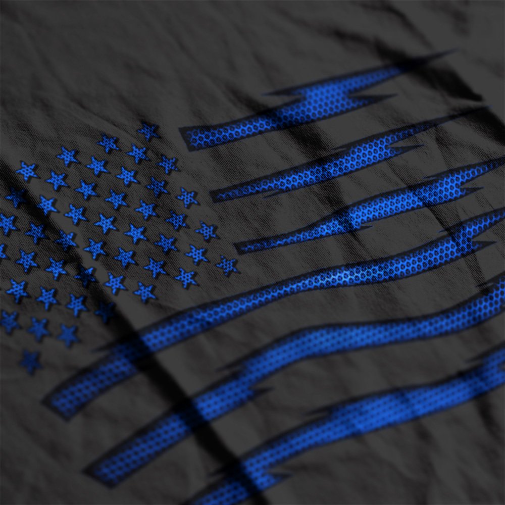 Blue Carbon Bolt Onyx American Flag product image (2)