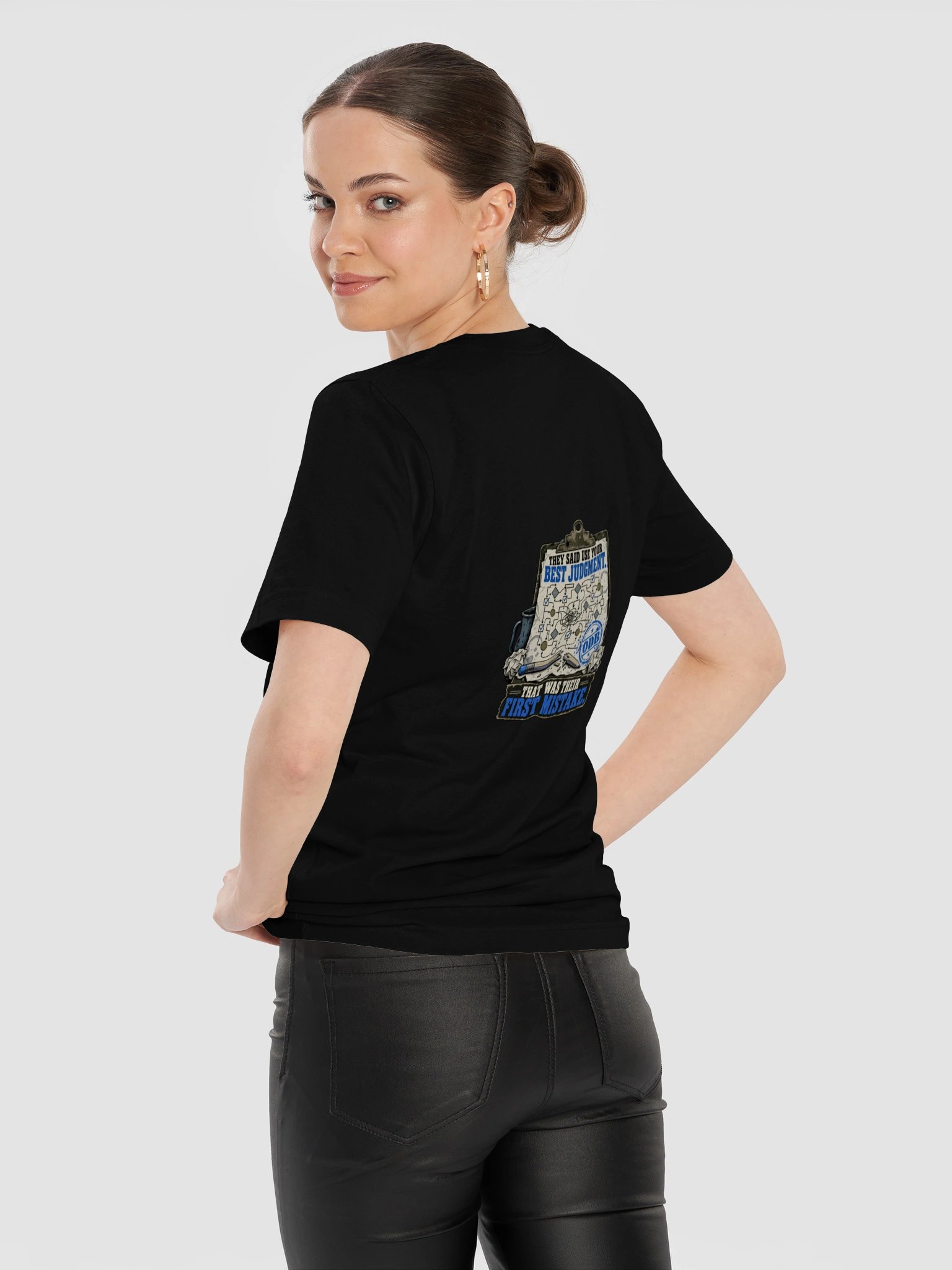 Trust My Judgement Police Side Tee product image (12)