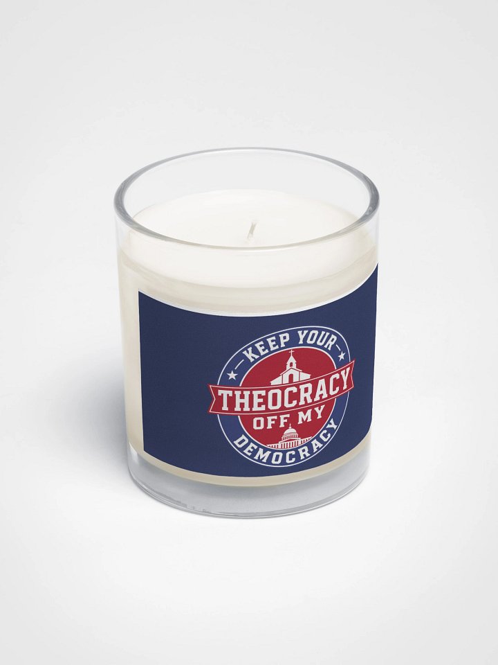 Keep Your Theocracy Off My Democracy – Soy Wax Candle product image (2)