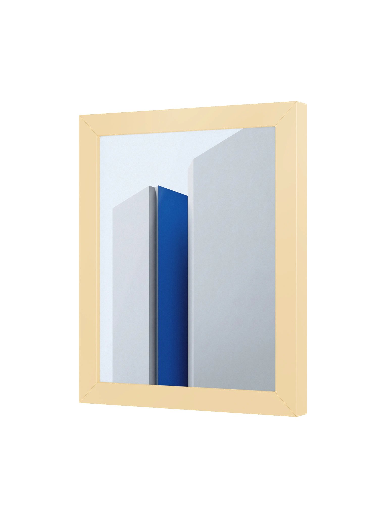 Cobalt Interval - Minimalist Architectural Wall Art product image (3)