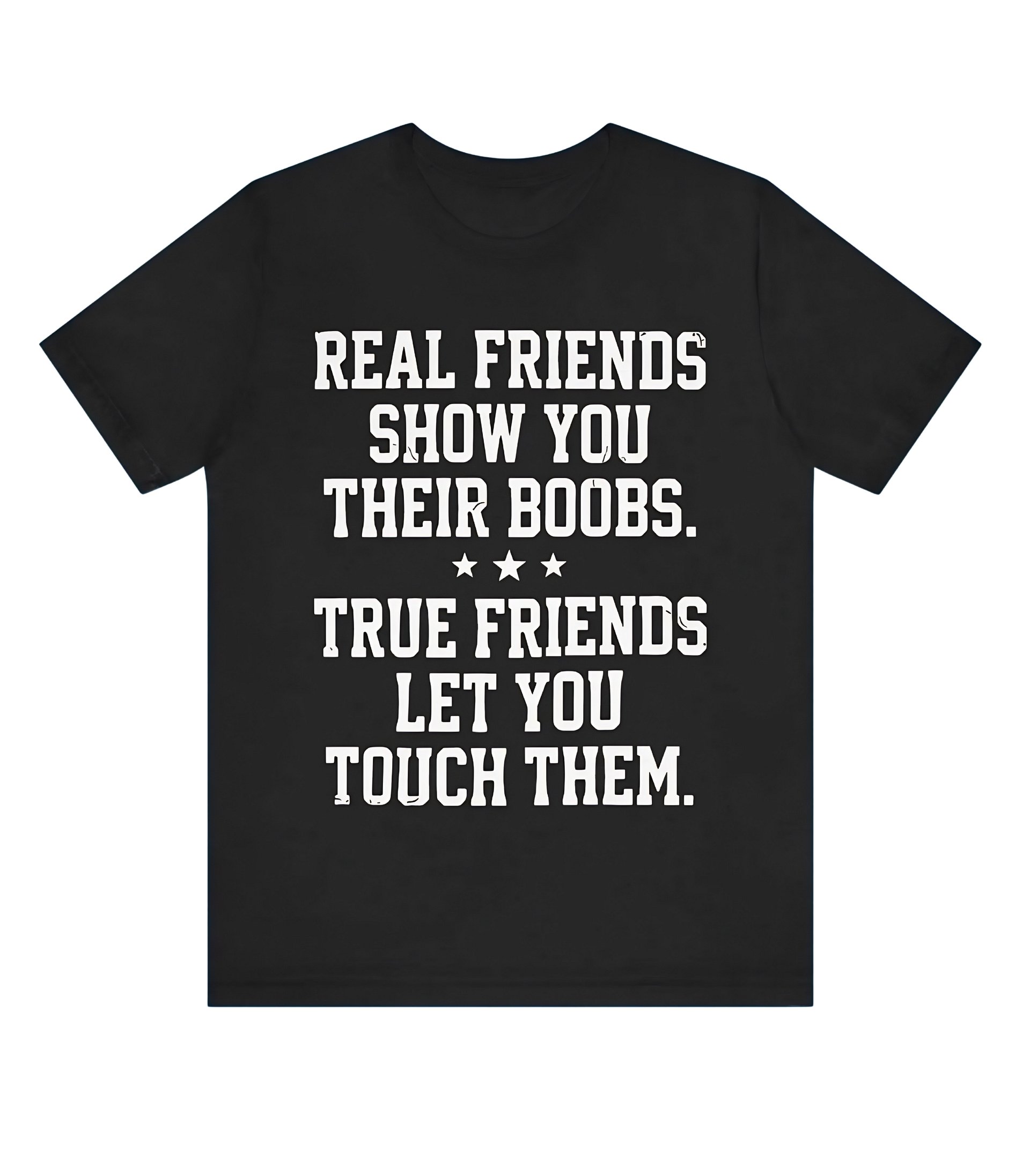 Real Friends Show You Their Boobs Shirt product image (1)
