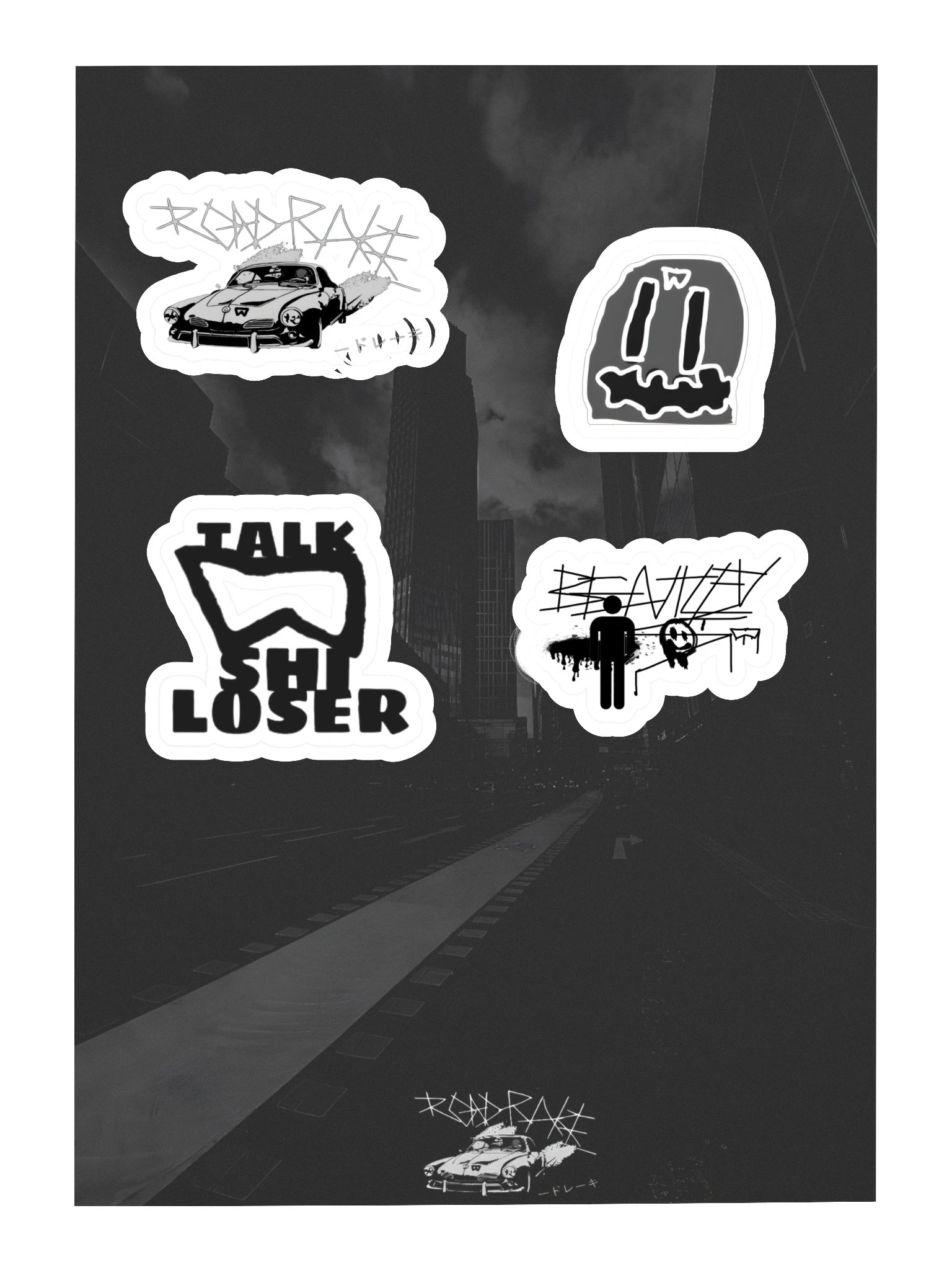 ROAD RAKE OFFICAL STICKER SHEET product image (3)