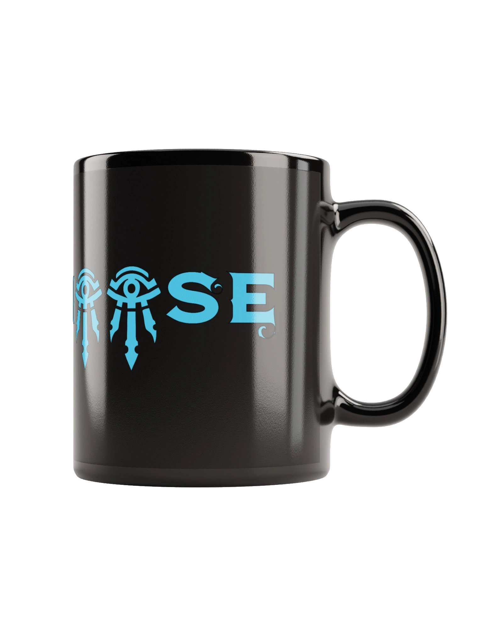 Nadamoose Logo Black Coffee Cup Glossy product image (5)