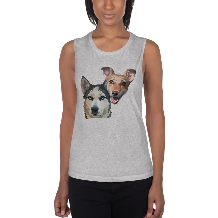 Luna and Mango Women's Muscle Tank product image (1)