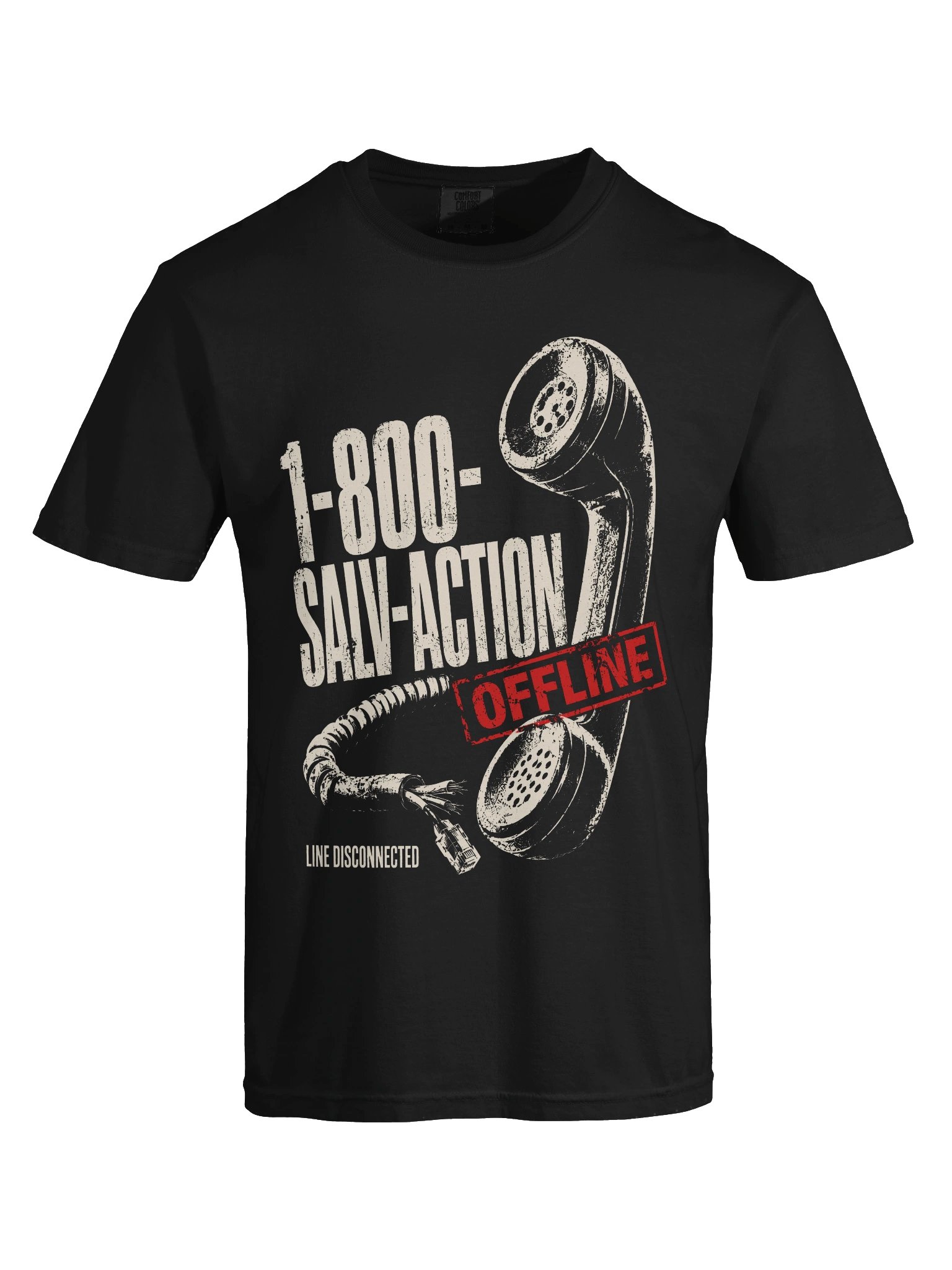 Offline Retro Phone | Heavyweight Graphic Tee product image (5)
