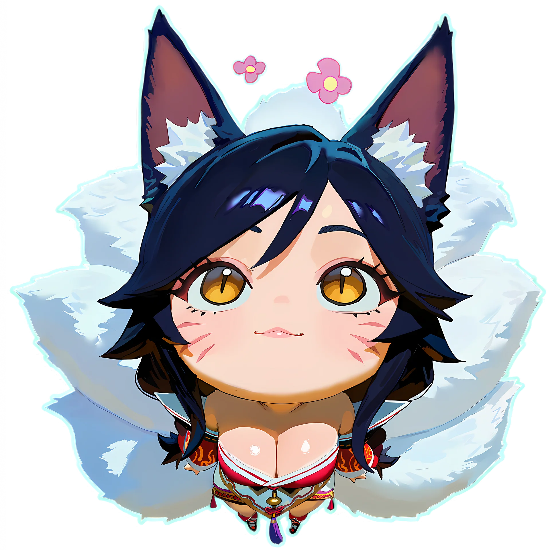 Ahri Chibi Sticker product image (2)