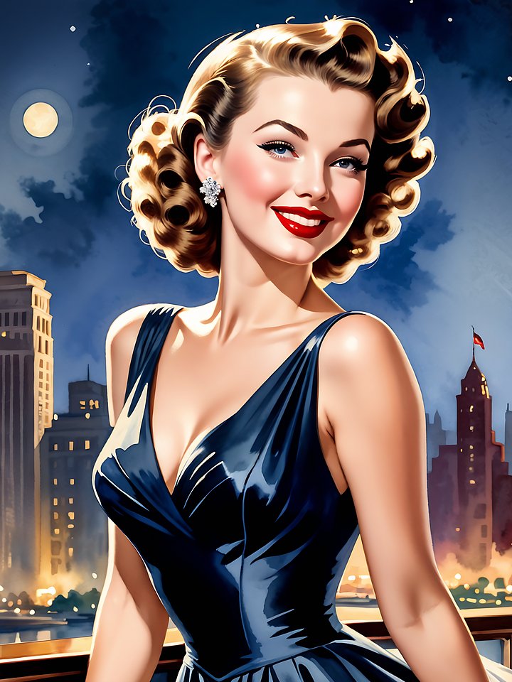 1940s Big Band Swing: Classic Hits & Vintage Vibes (5120 x 2880 px background image) product image (1)