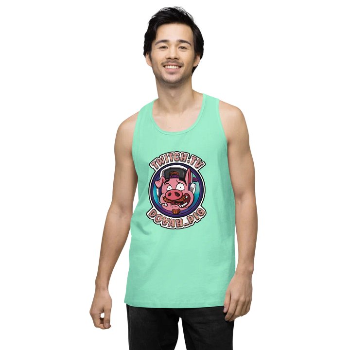 Dovah_Pig Twitch Logo Tank Top with Tail product image (30)