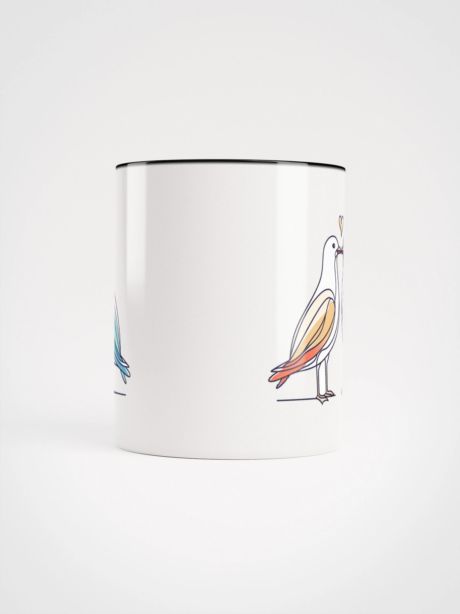 Two gulls, one heart: harmony on the Pacific horizon. product image (5)