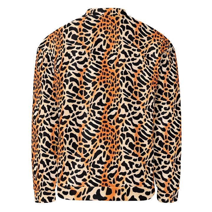 Orange Giraffe Bomber Jacket product image (2)