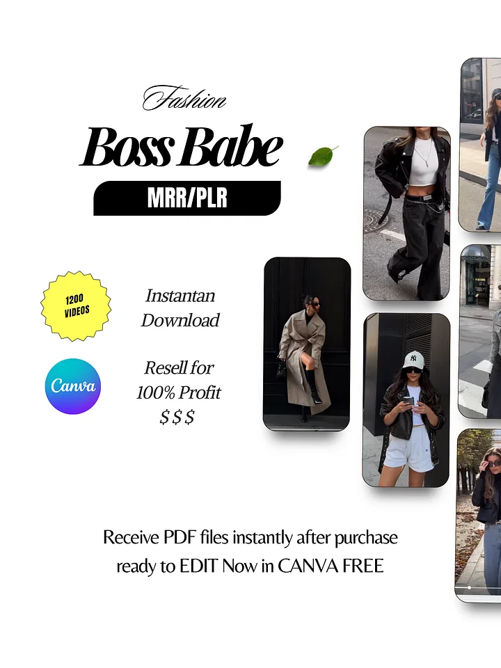 500 BOSSBABE Faceless Reels (MRR Included) product image (2)