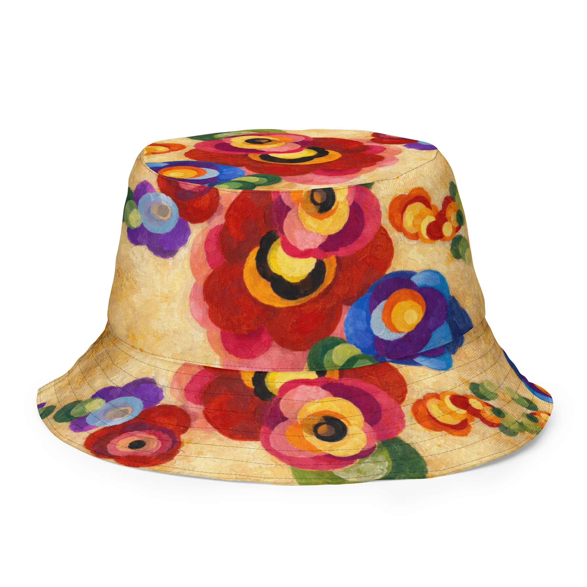 Radiant Cycles Floral Reversible Bucket Hat product image (7)