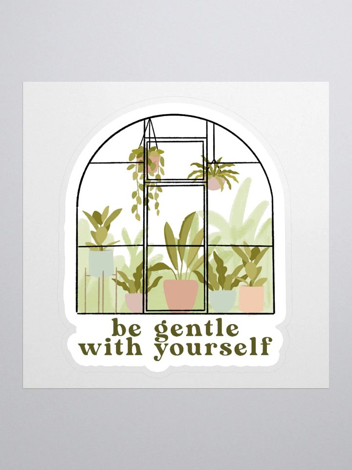 "Be Gentle With Yourself" Sticker product image (1)