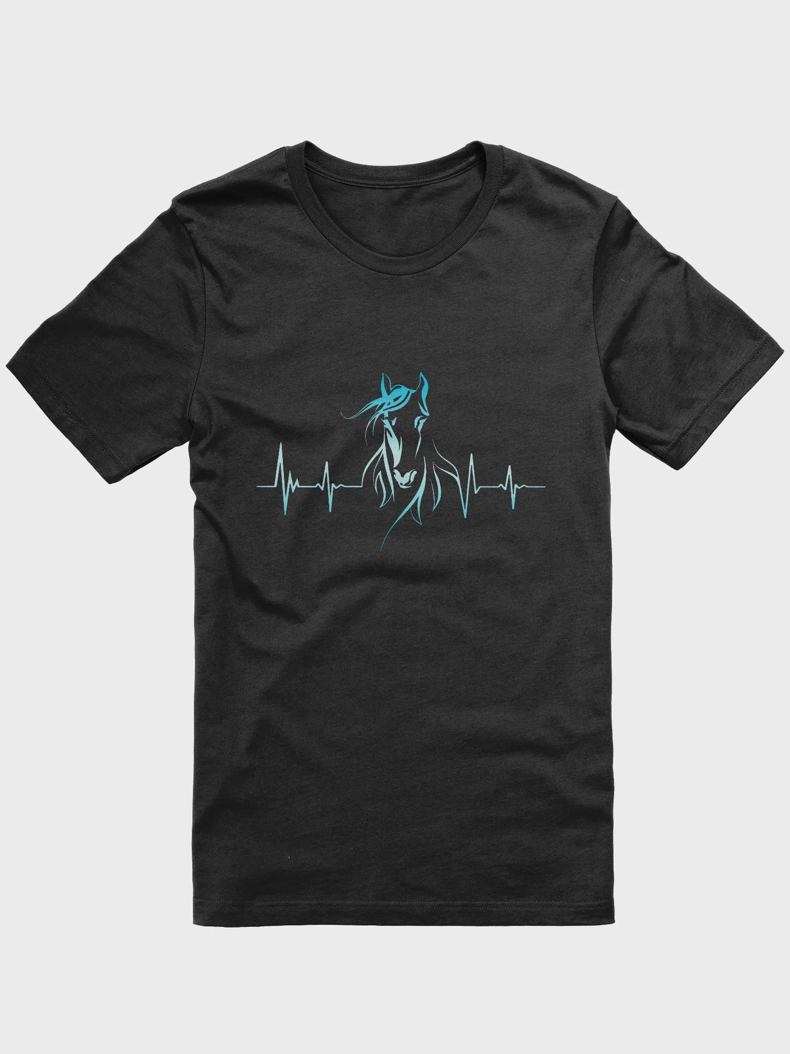 Horse Heartbeat Bella Canvas Supersoft T-Shirt product image (1)