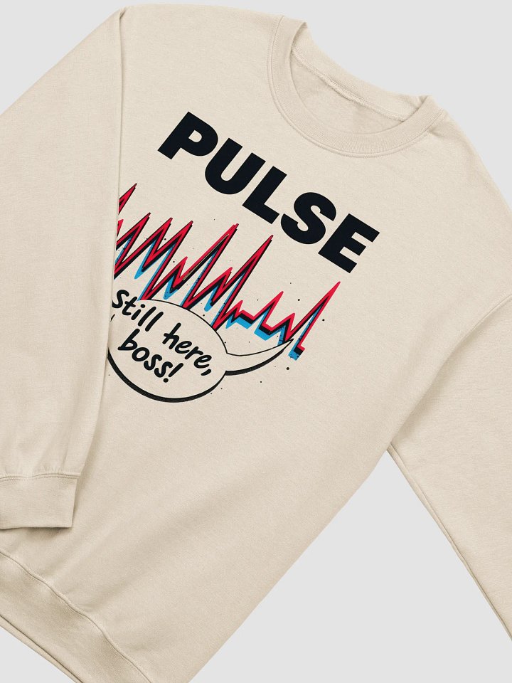 PULSE EKG Speech Bubble Crewneck Sweatshirt product image (13)