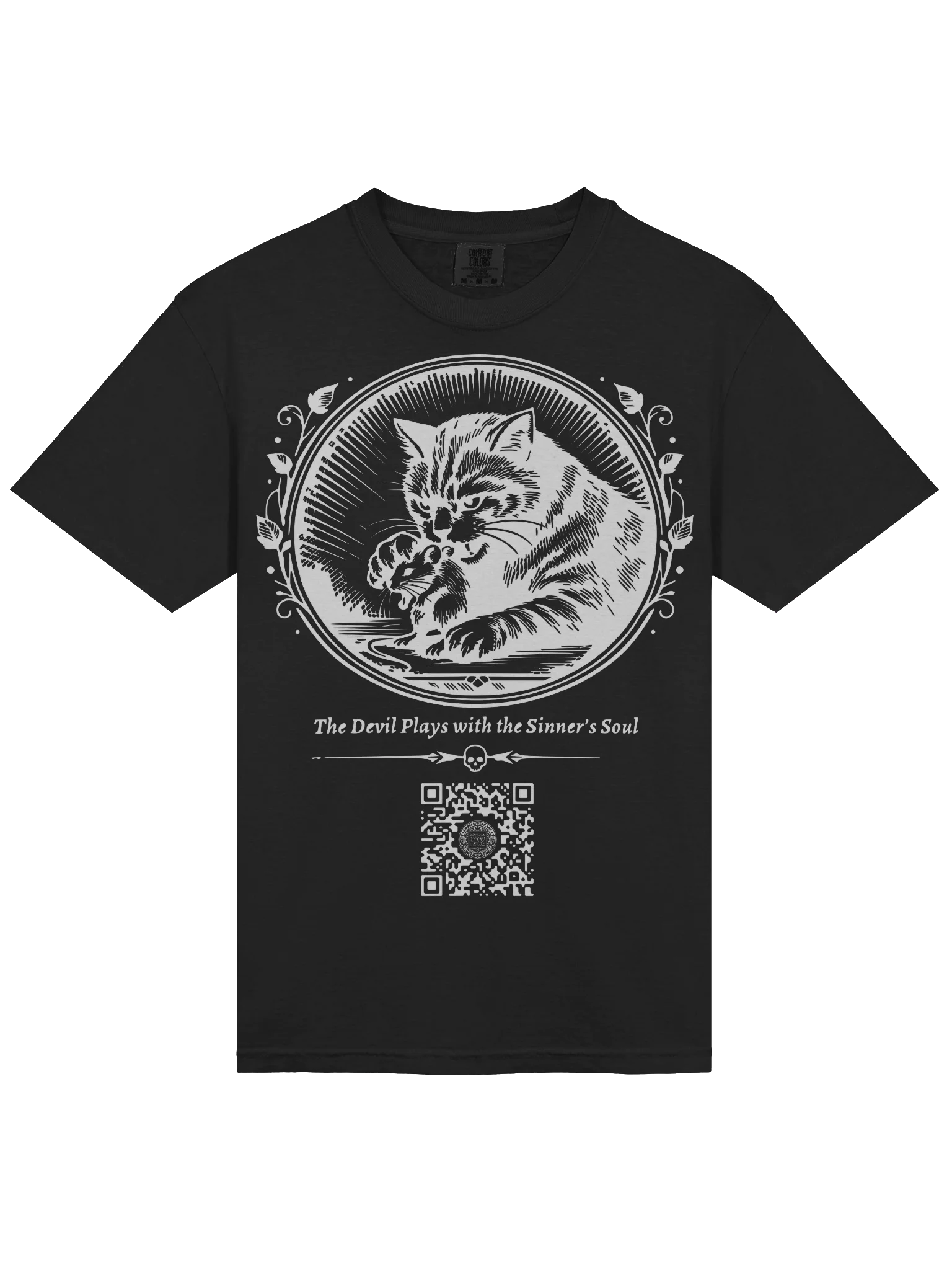 Cat and Mouse (White on Black/Color) product image (3)