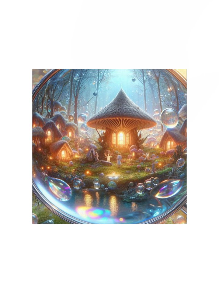 Magnifying Glass Fairy Village Enhanced Matte Paper Poster product image (3)