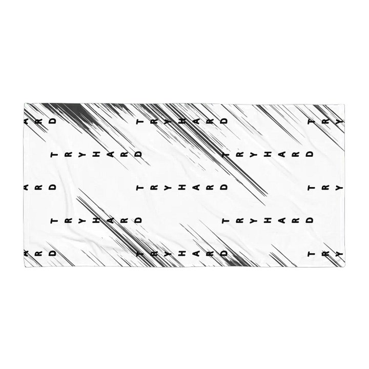 TRY HARD Towel product image (1)
