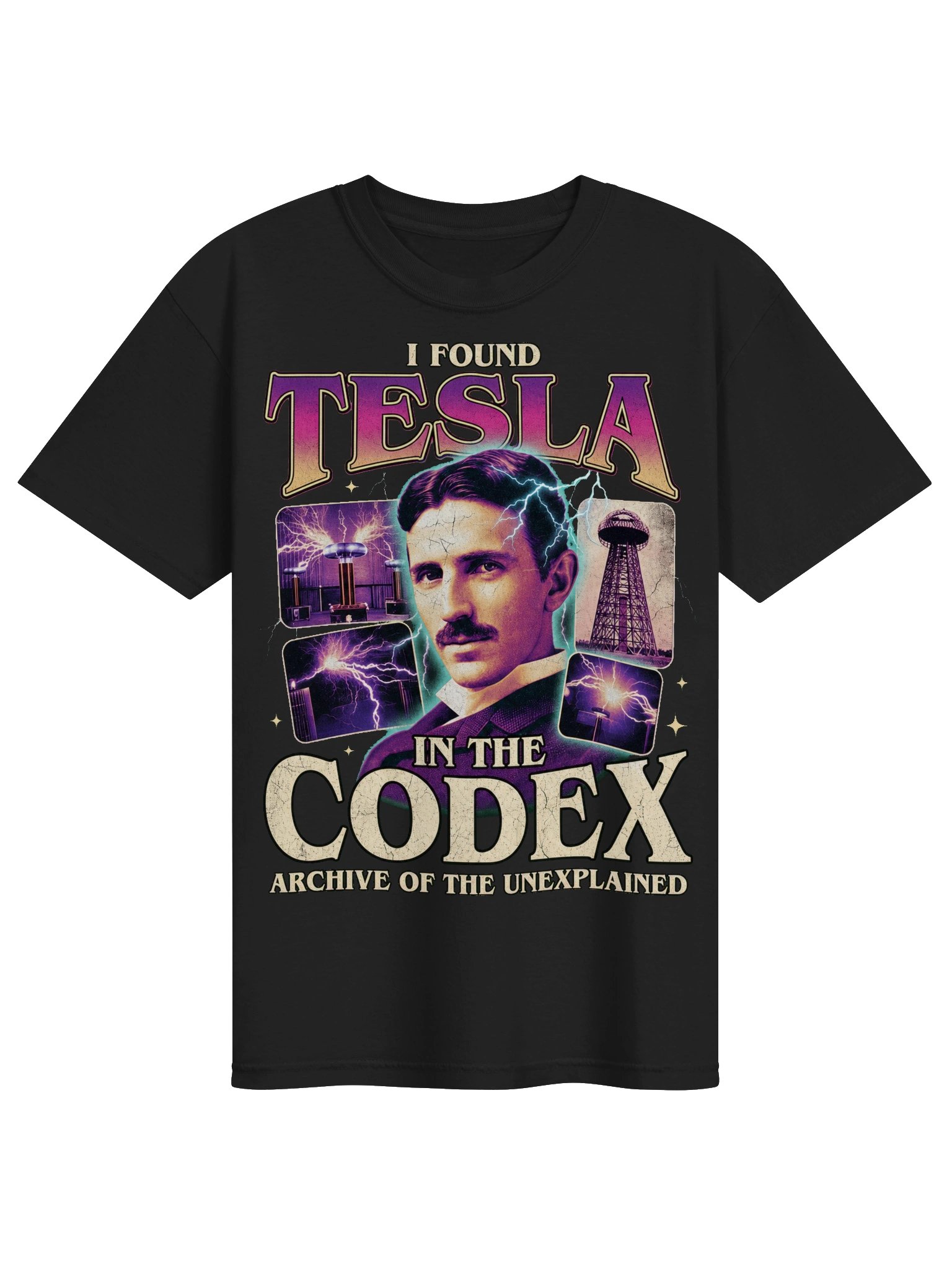 I Found Tesla in the Codex Tee product image (1)