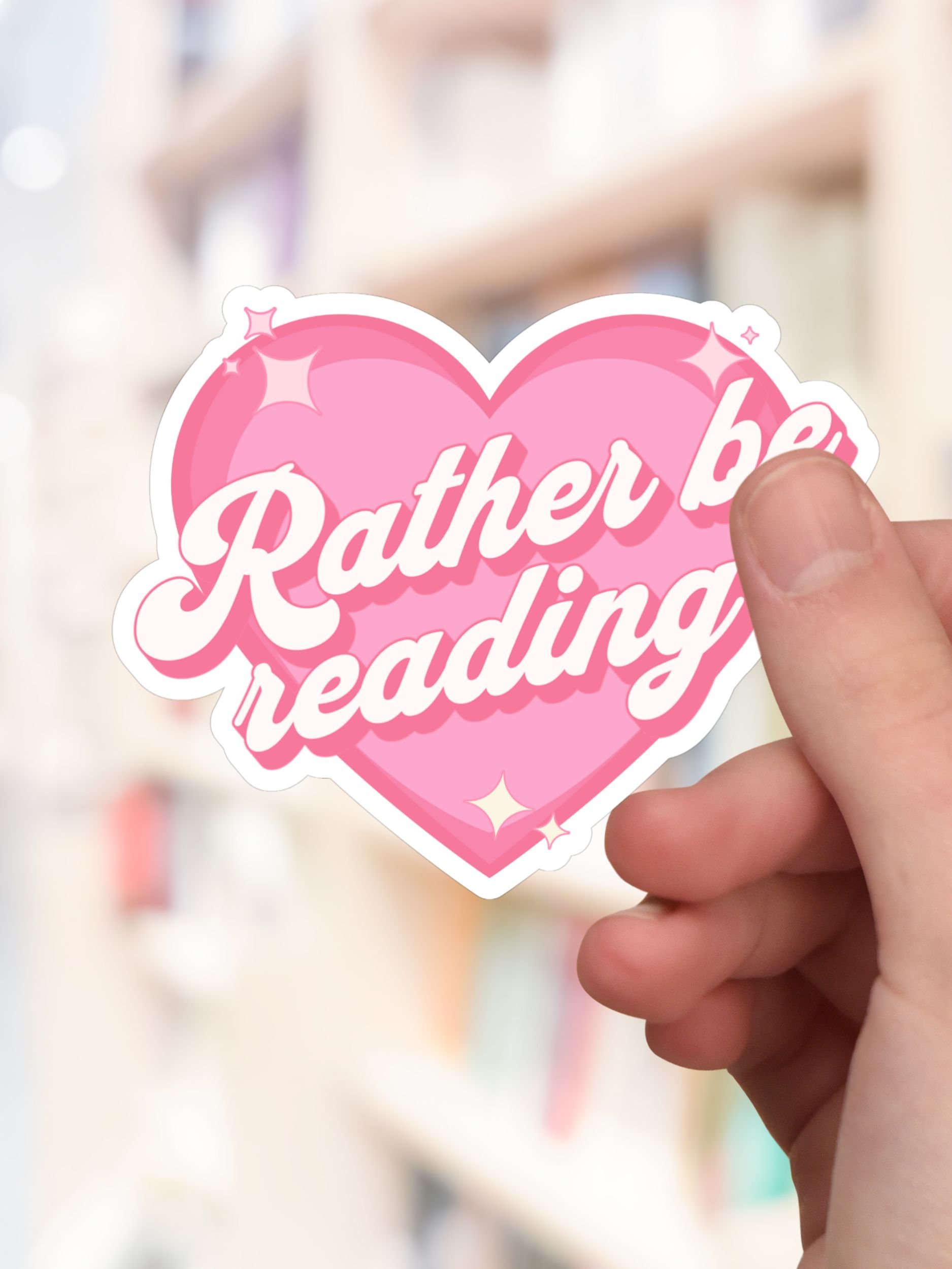 Rather be Reading Sticker product image (13)