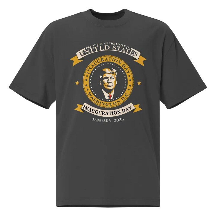 Trump Inauguration Day Ceremony Men's Oversized Tee product image (1)