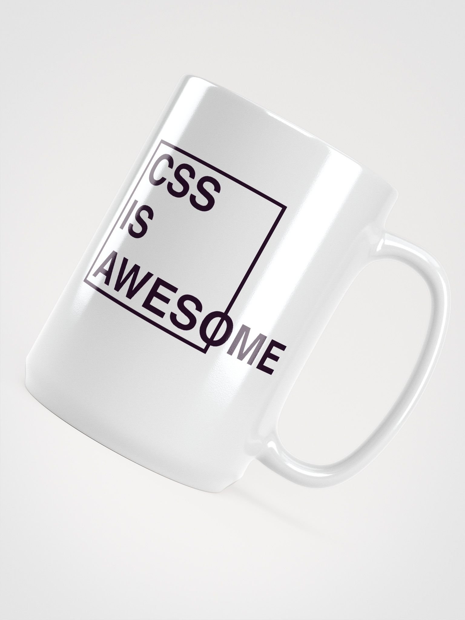 CSS Is Awesome (Until You Try It): White Glossy Mug product image (4)