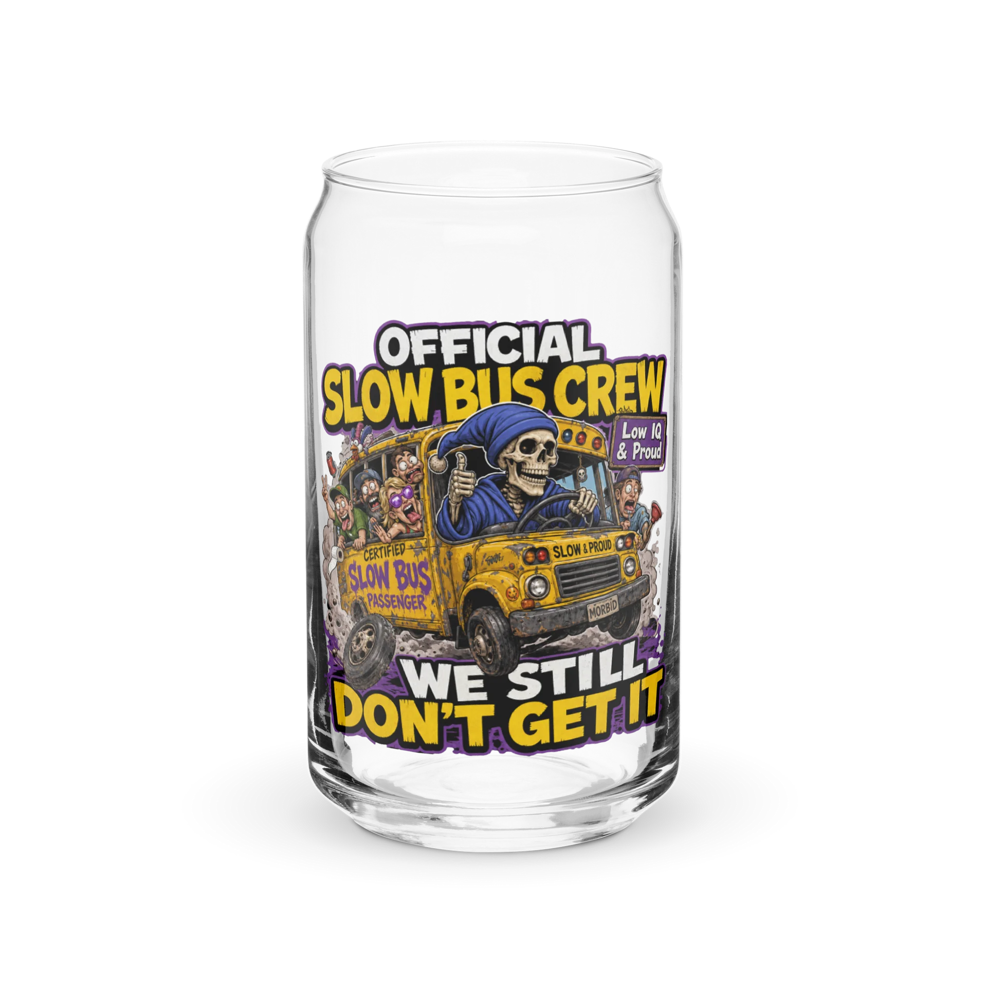 "Slow Bus" Can-Shaped Glass product image (1)
