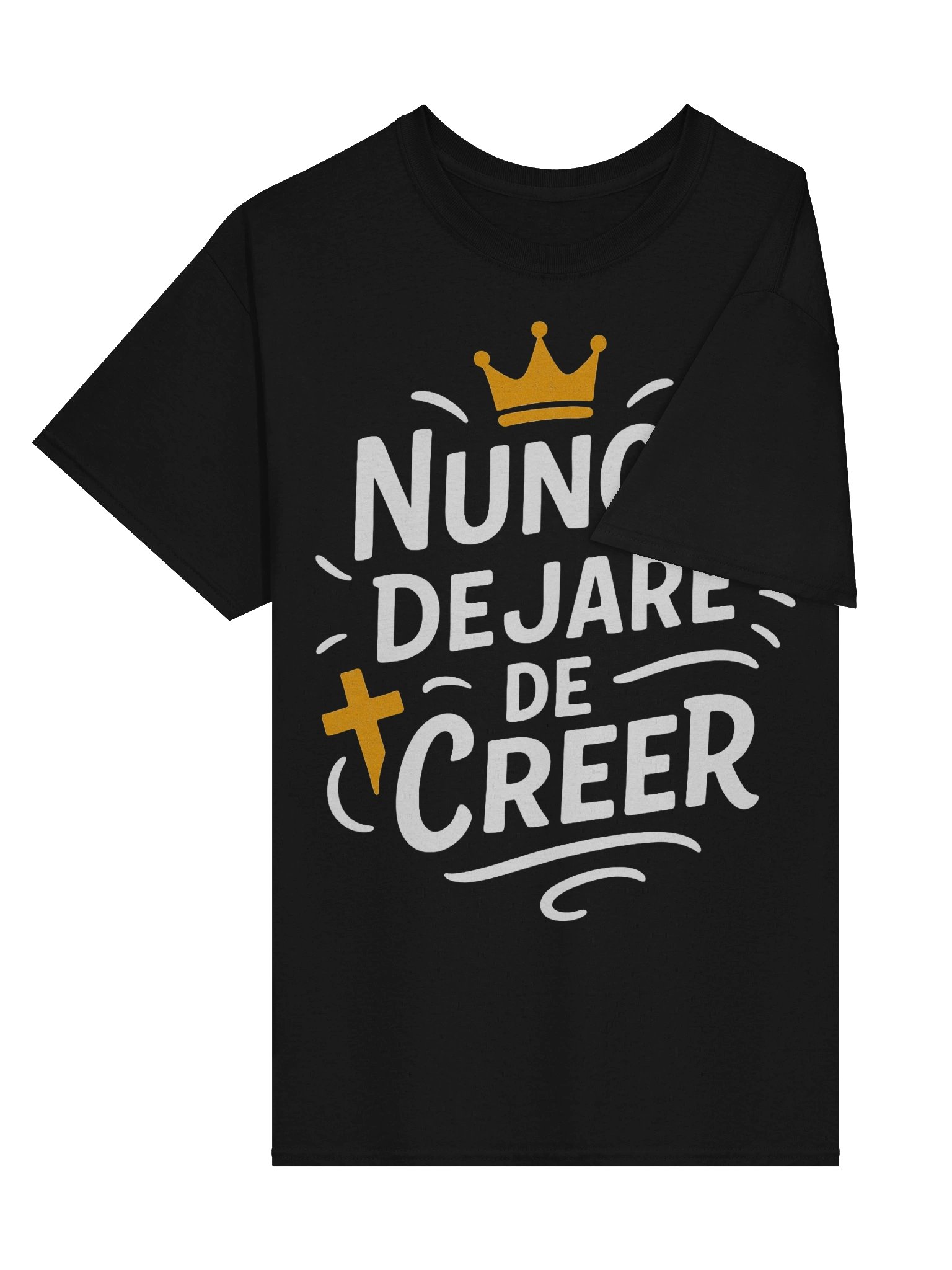 Camiseta Unisex Manga Corta | Nunca dejaré de Creer product image (4)