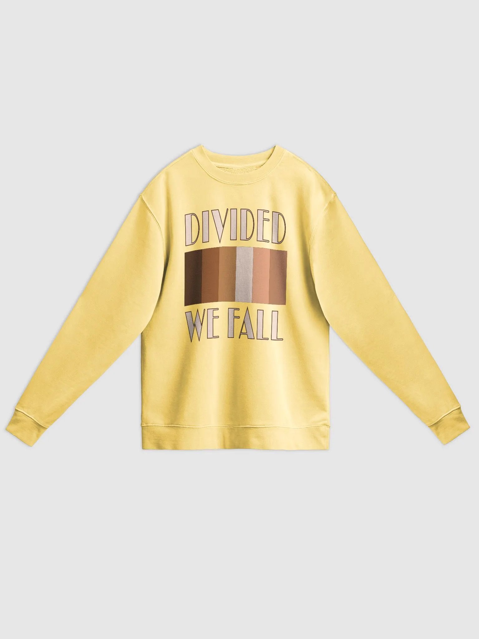 Divided We Fall - Skin Colour One - Independent Trading Co. Unisex Midweight Pigment Dyed Sweatshirt product image (1)
