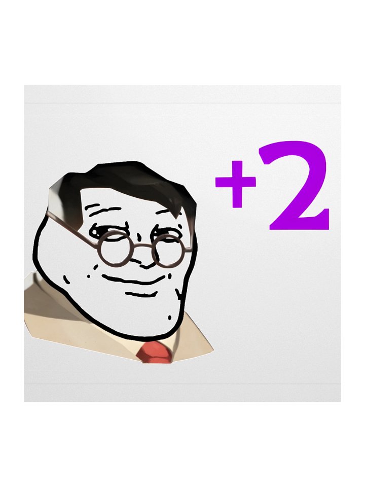 +2 Sticker product image (1)
