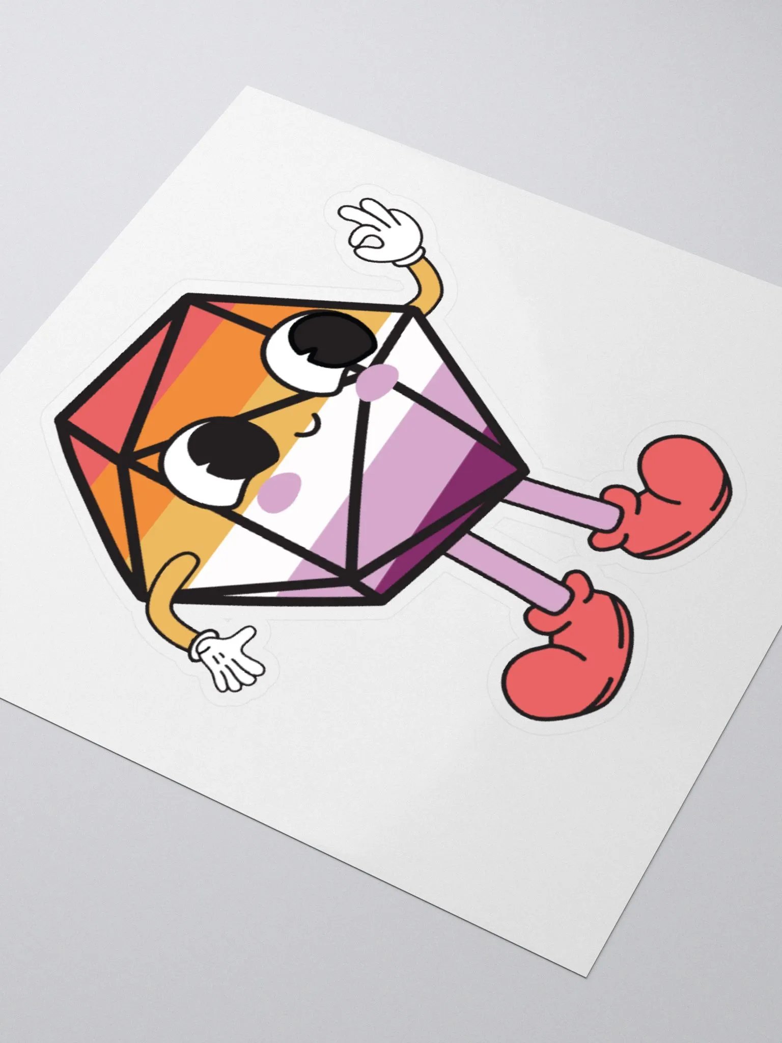 Lesbian Pride Sticker product image (3)