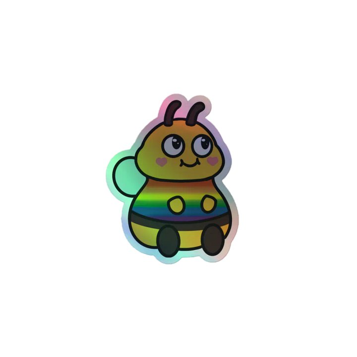 Pride Bee Stickers product image (1)