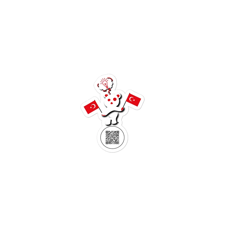Türkiye — Country Bear Sticker | BehrBrained Media product image (1)