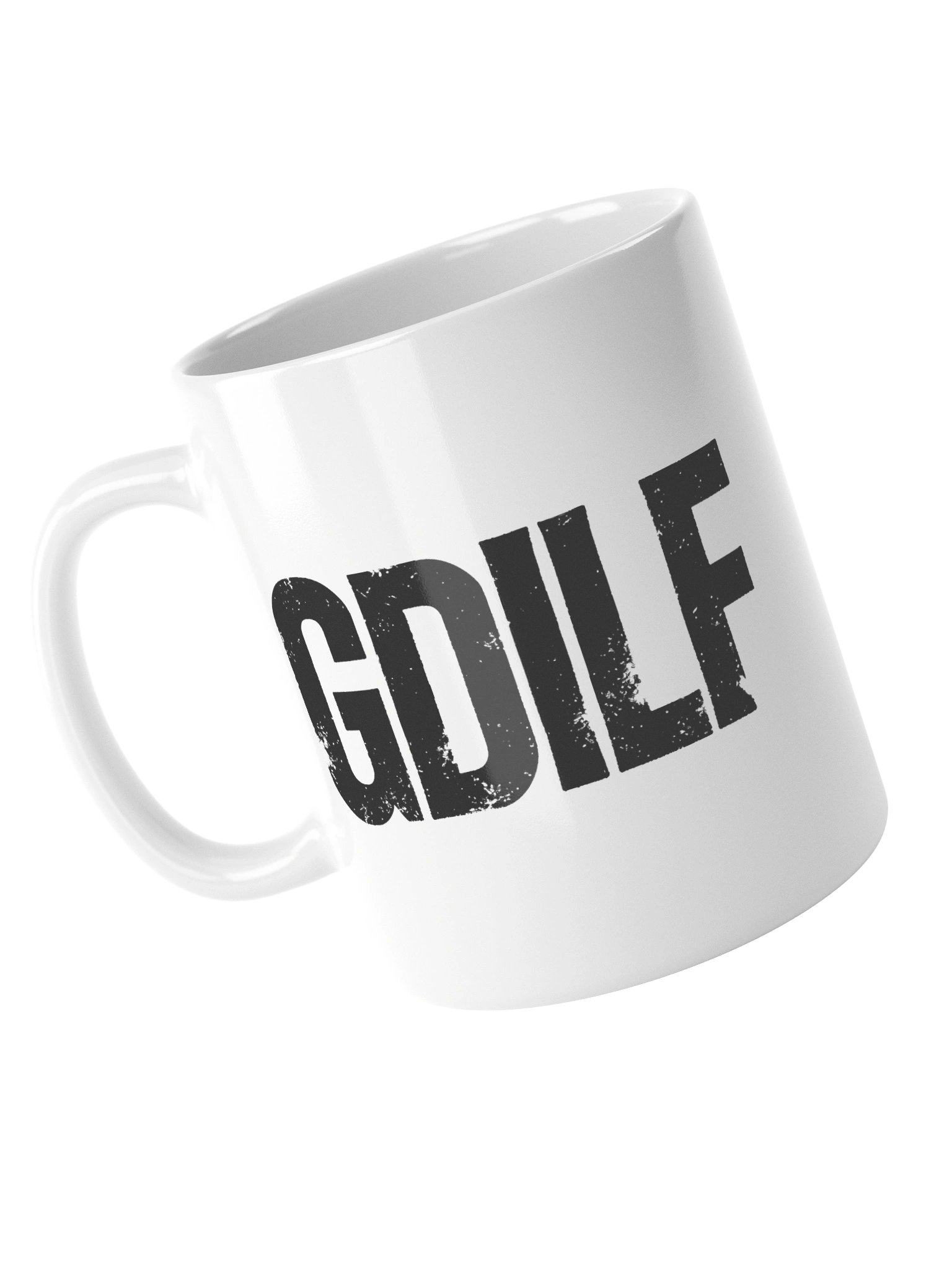 GDILF in Black Grungy Letters Mug product image (2)