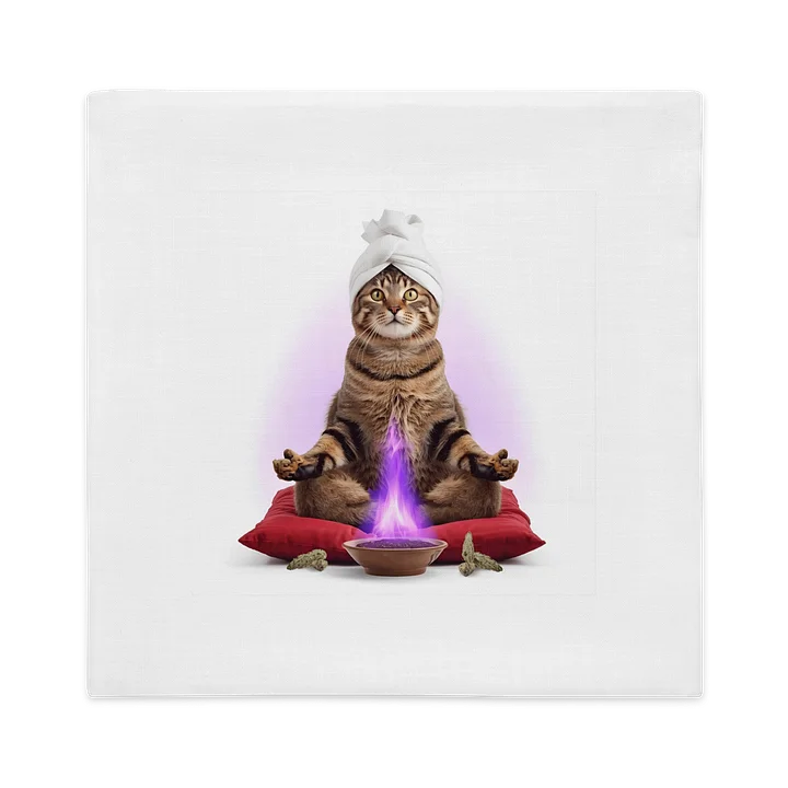 Zen Cat Premium Pillow Case product image (1)