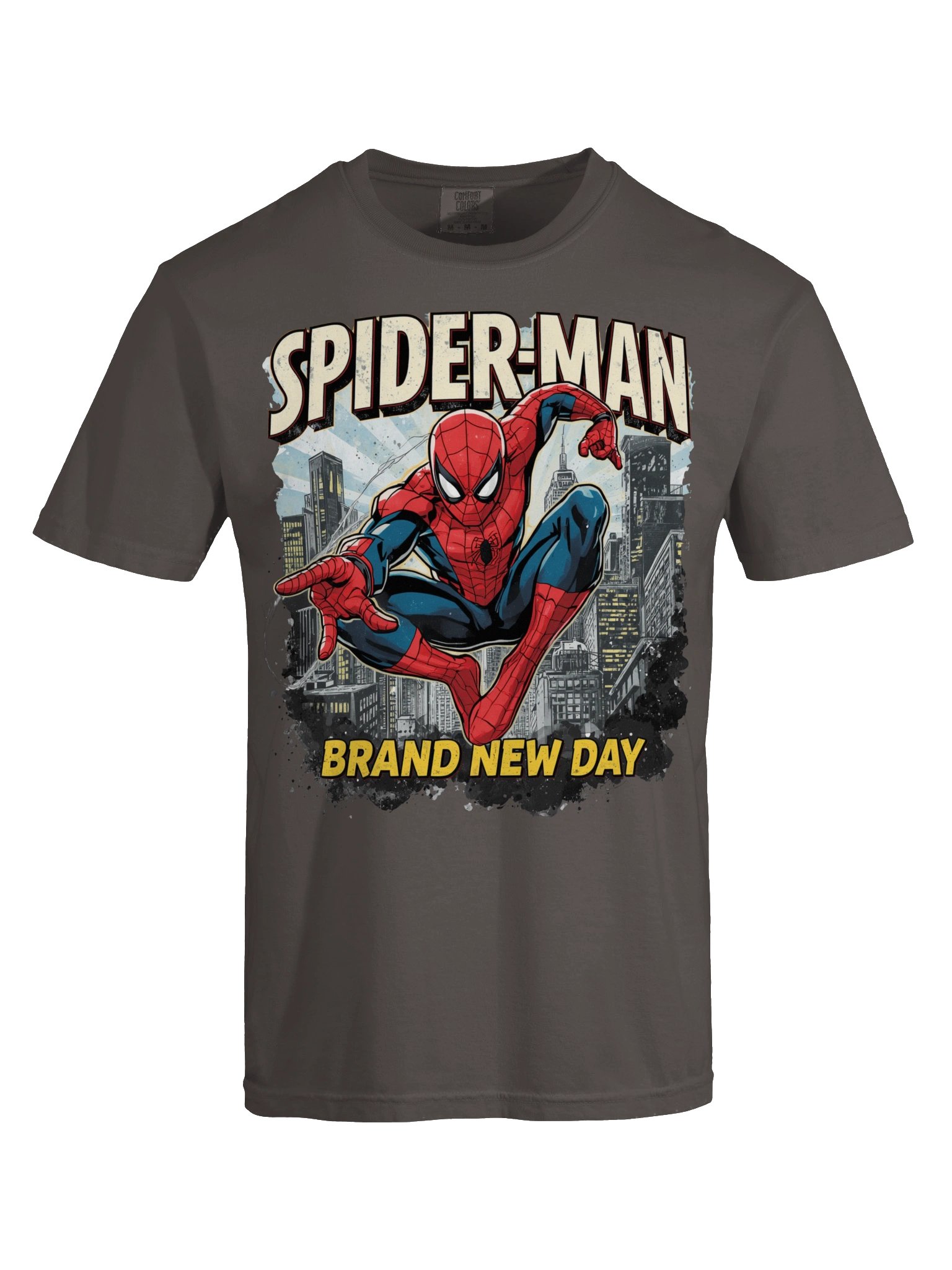 Vintage Spider-Man Brand New Day T-Shirt | Retro Marvel Comics Graphic Tee product image (9)
