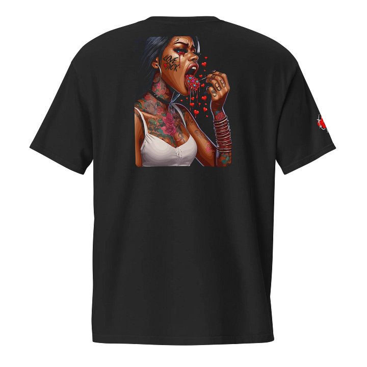 Love Sick- Heartbreak Overflow Pocket Tee product image (1)