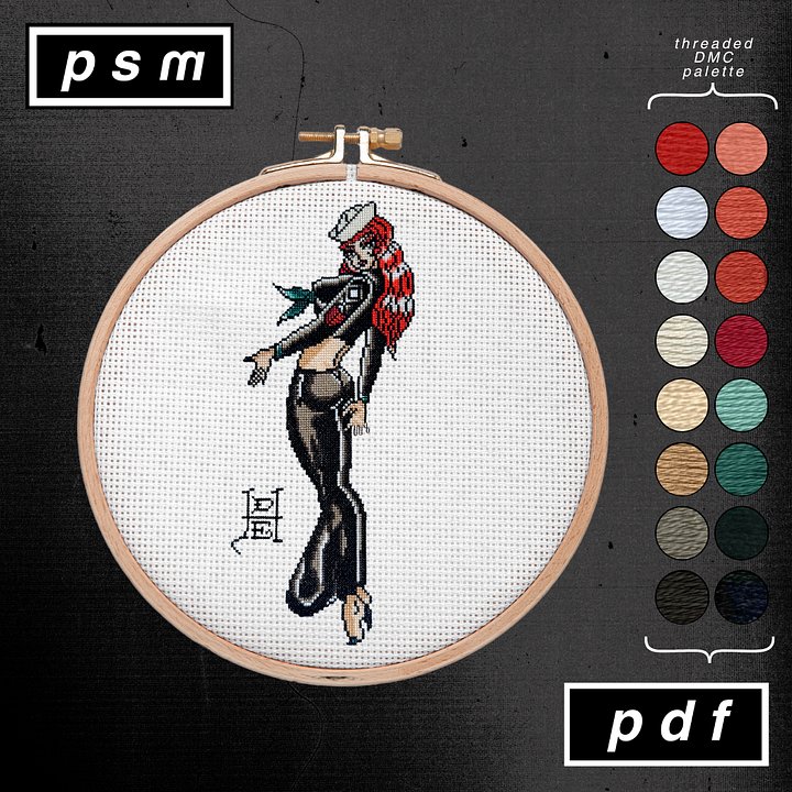 Ed Hardy Sailor Pin Up Pattern product image (1)