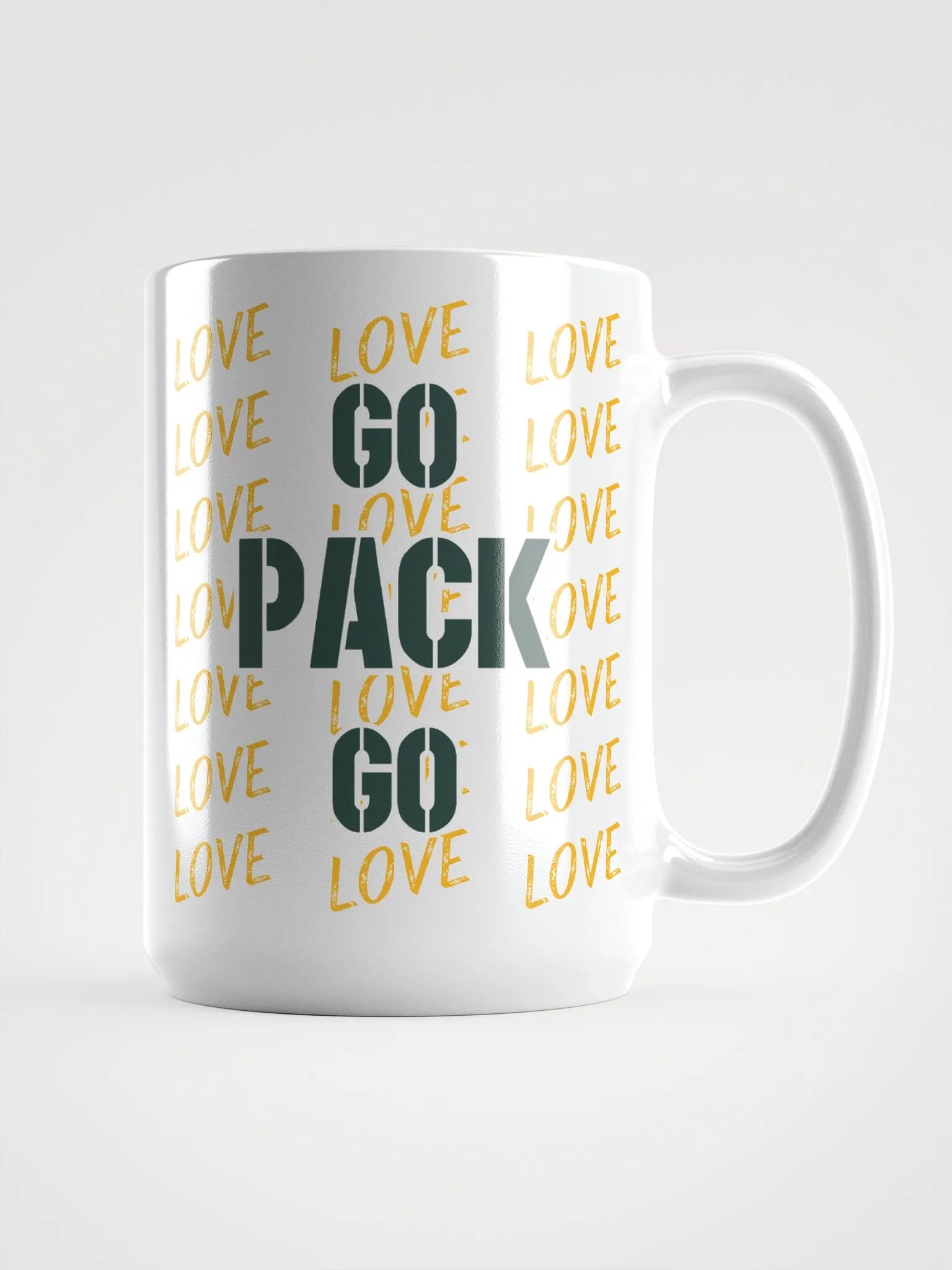 Green Bay Love White Mug product image (1)