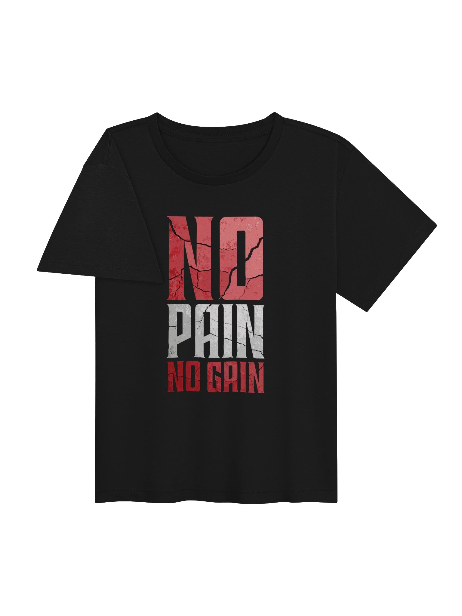 No Pain No Gain Women's Gym T-Shirt – Motivational Workout Top product image (7)