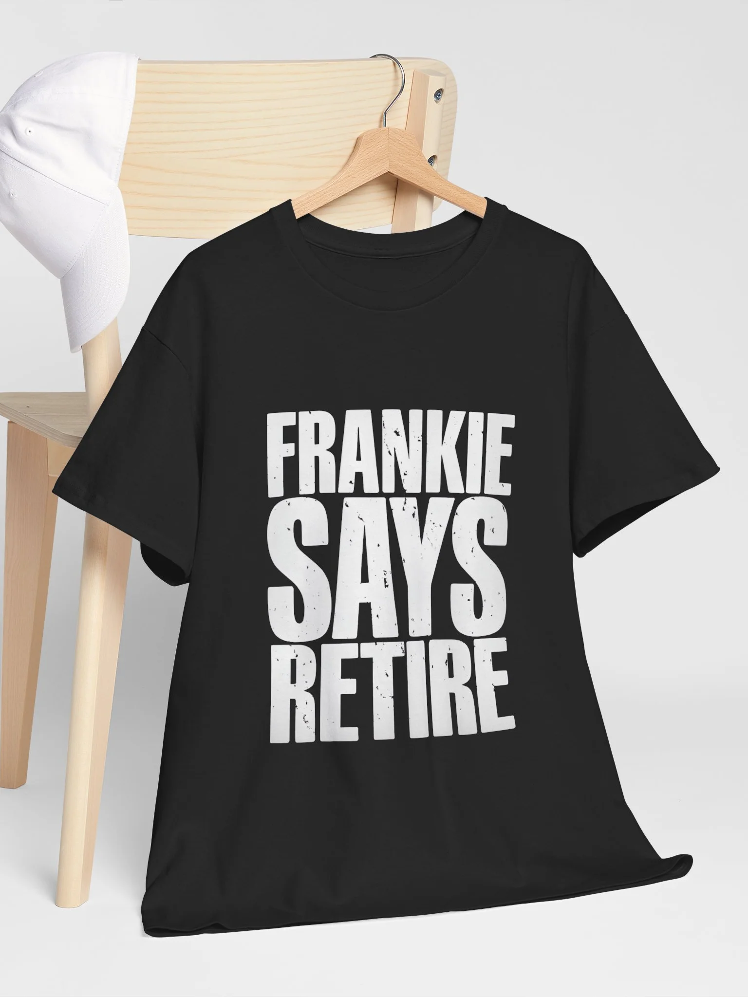 Frankie Says Retire — Retro 80s Party Shirt product image (155)