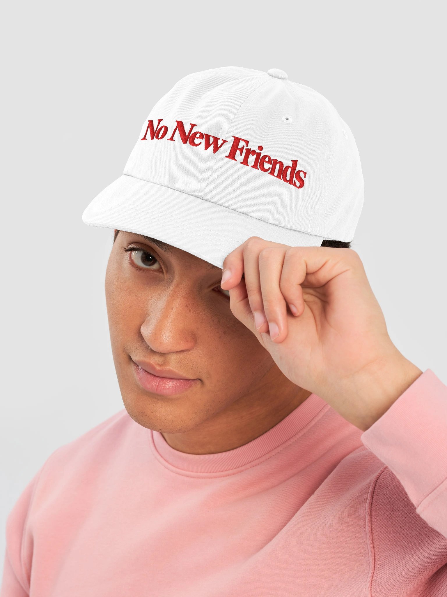 No New Friends Embroidered Cap product image (5)