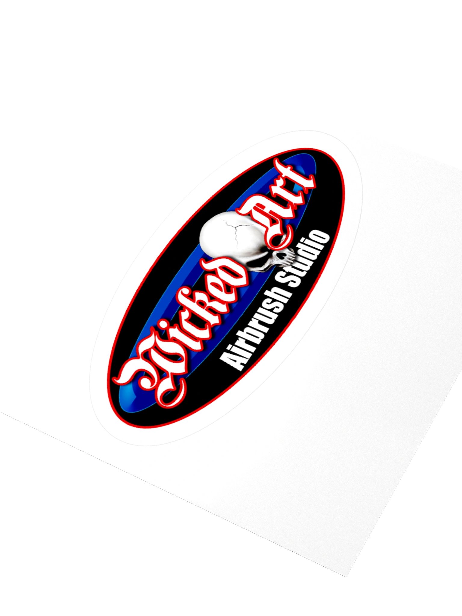 Wicked Art OG Logo Sticker — Retro Studio Edition product image (9)