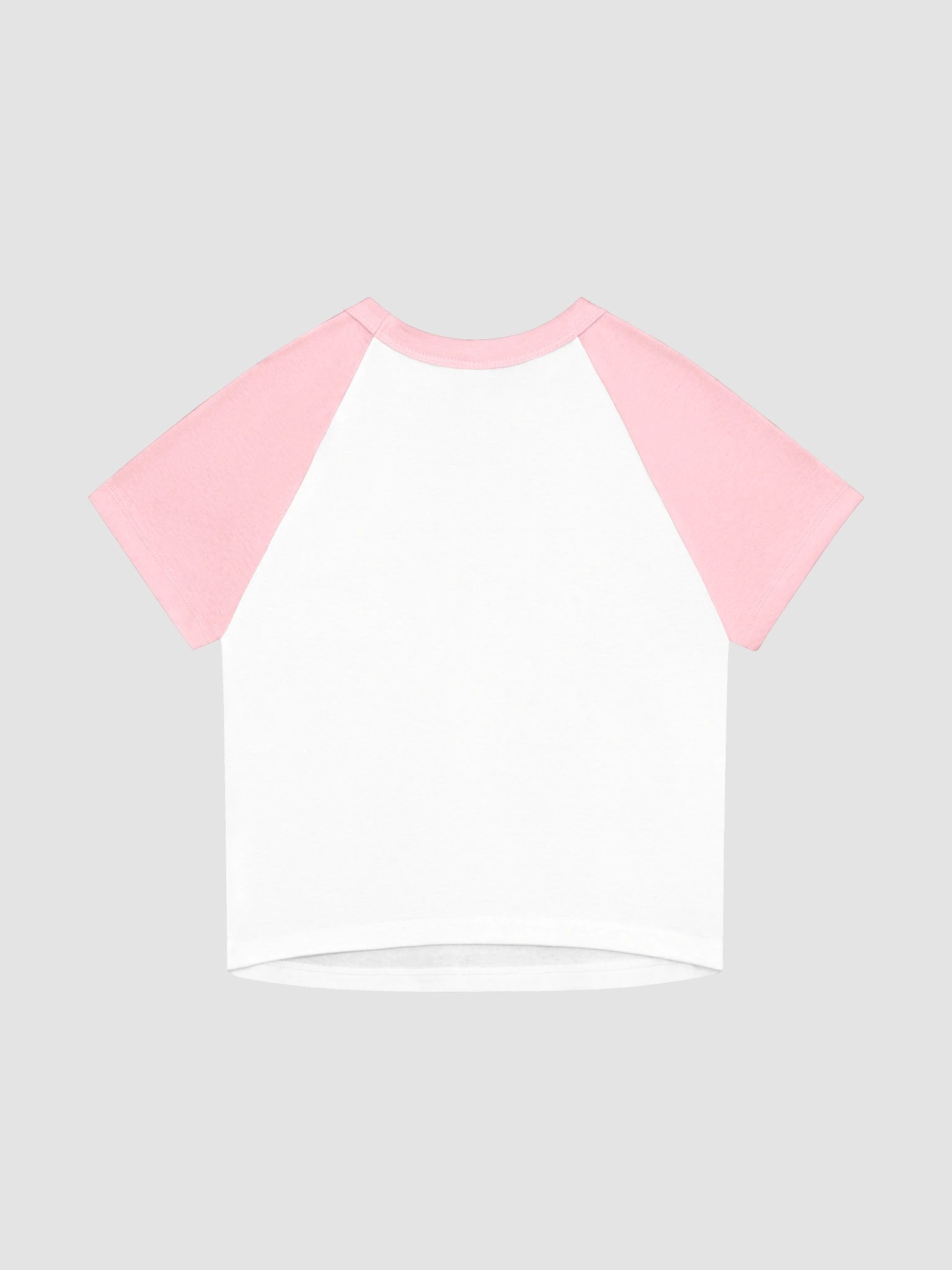 Jozzer Baseball Logo - Raglan Crop [Pink] product image (2)