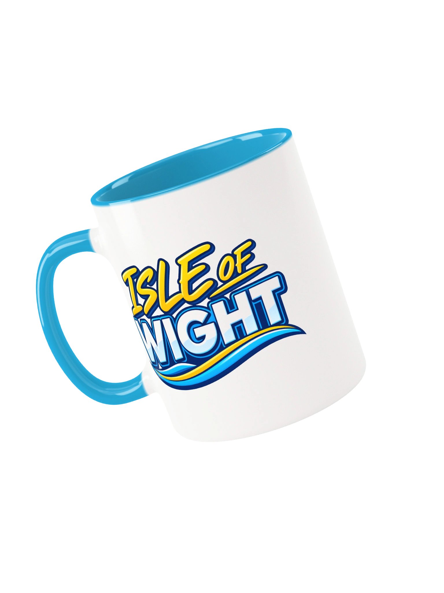 Isle of Wight Bright Logo Mug – Blue or Yellow product image (5)