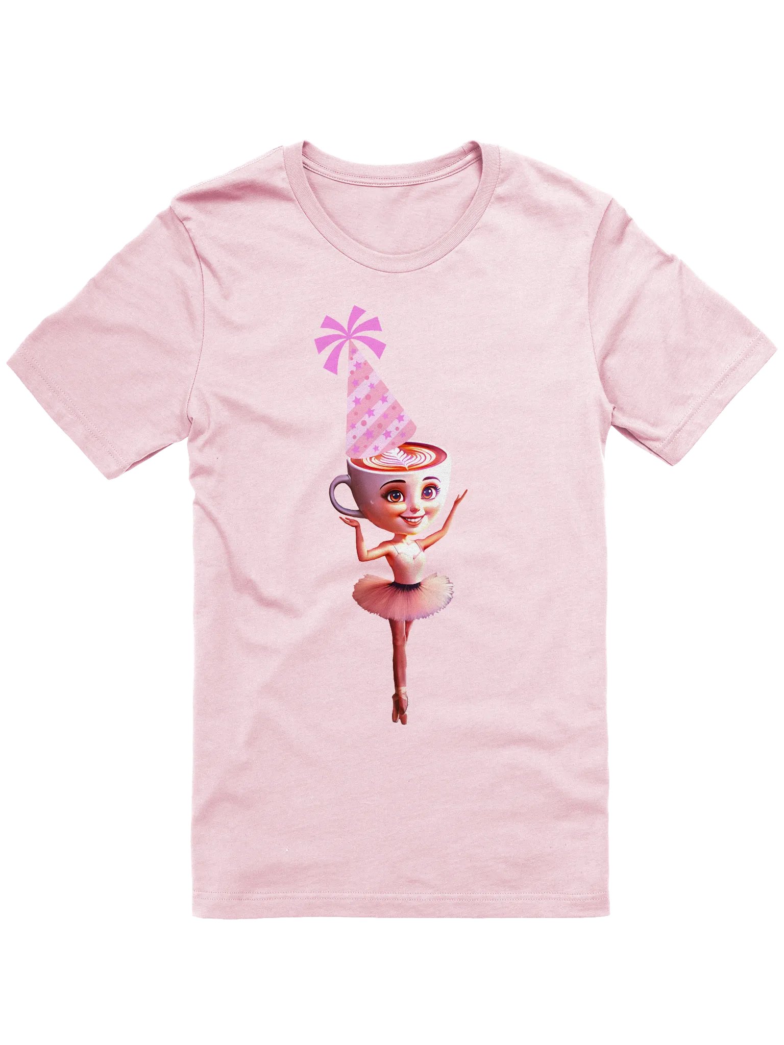 Ballerina Cappuccina in Birthday Party Hat T-Shirt product image (1)