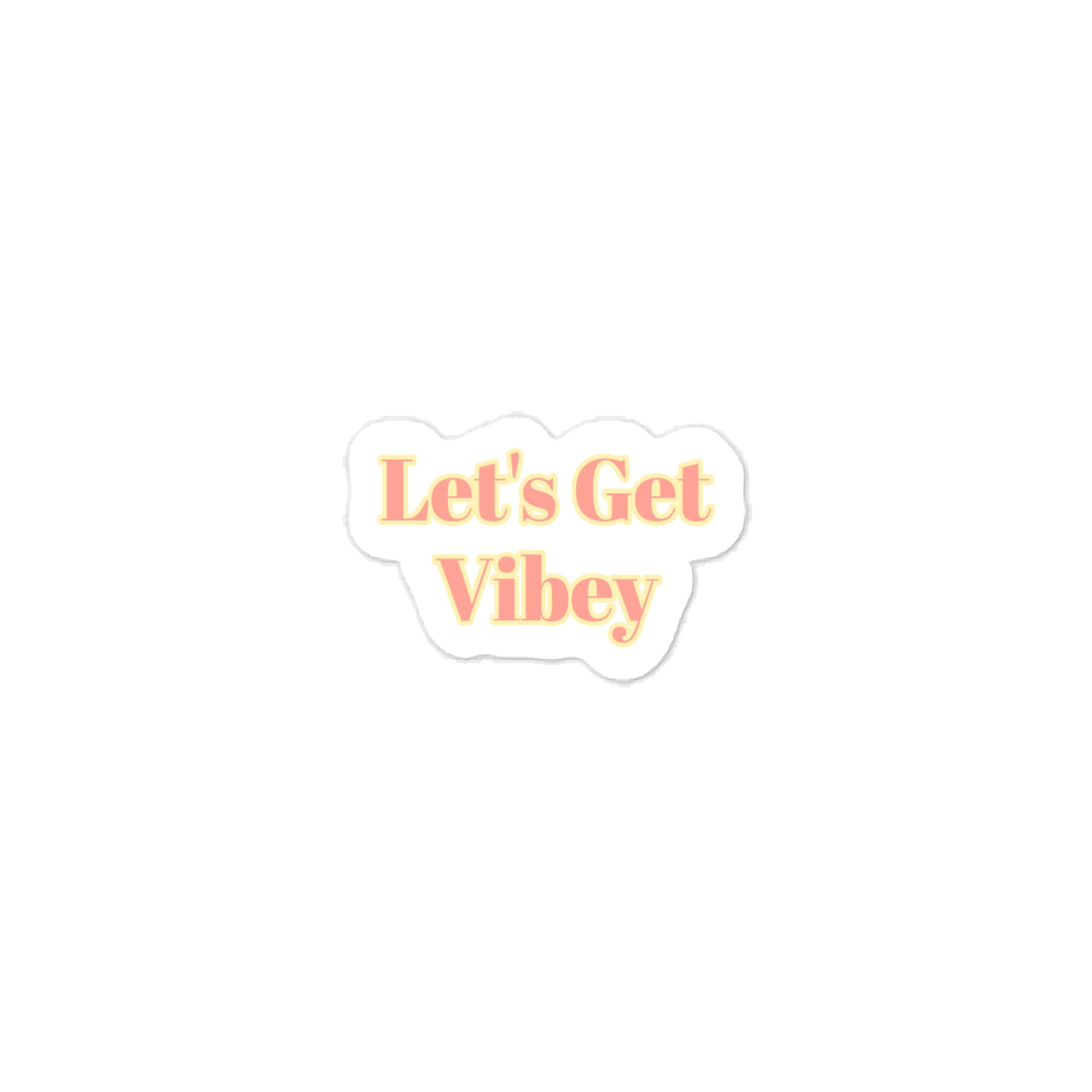 Let's Get Vibey Sticker product image (1)