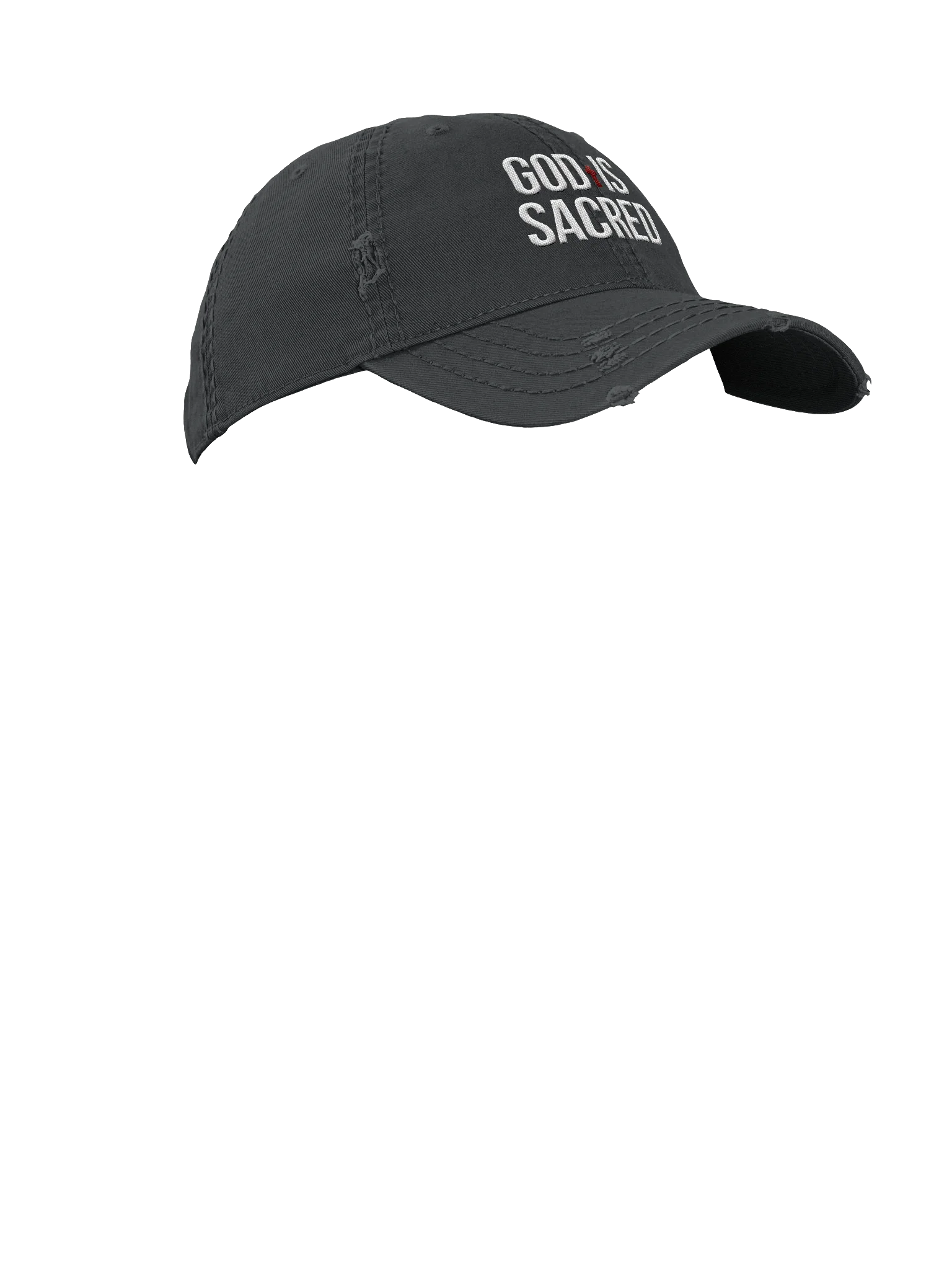 God Is Sacred - Distressed Dad Hat (Dark) product image (7)