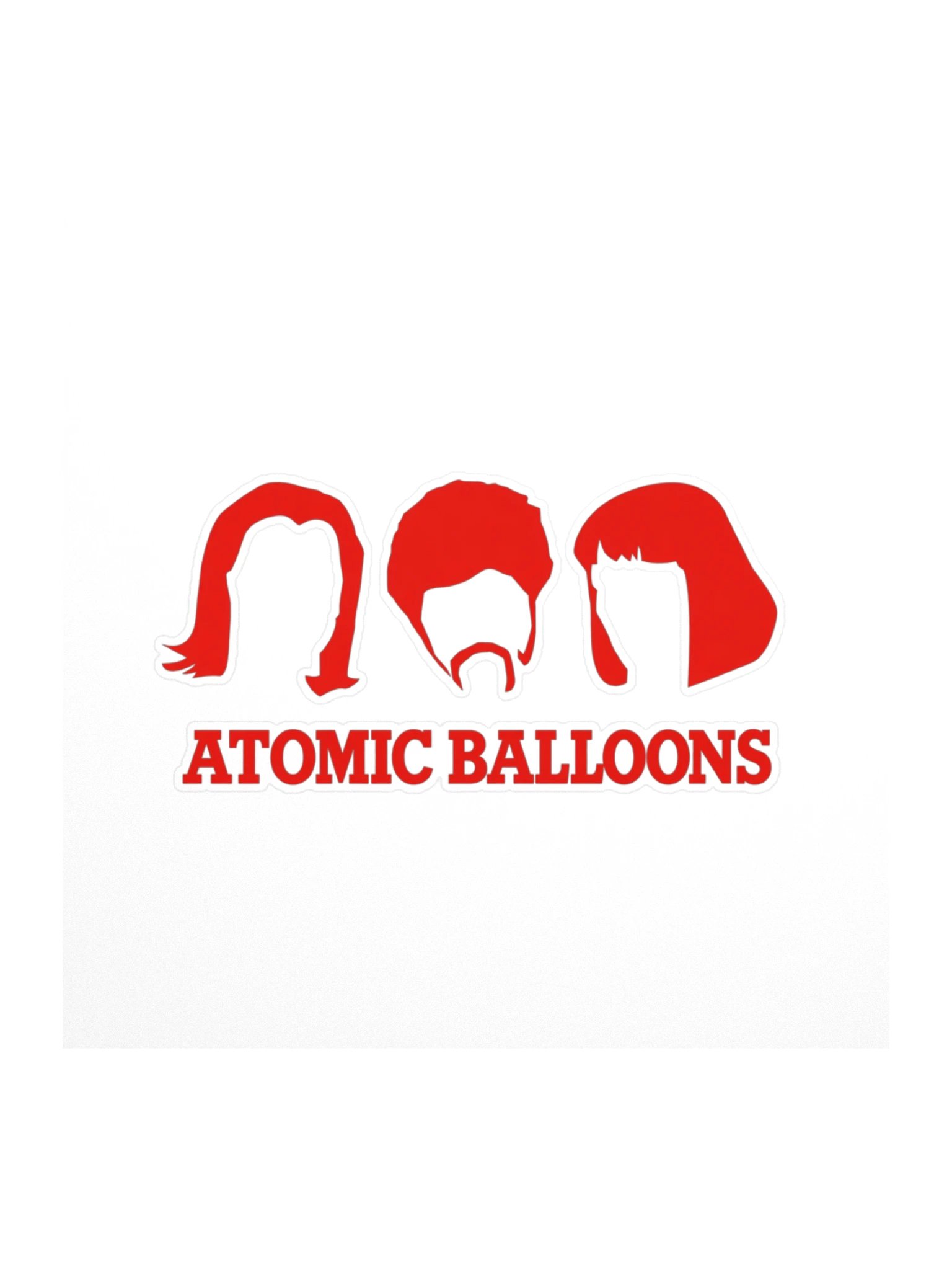 Atomic Balloons Logo Kiss Cut Sticker product image (1)