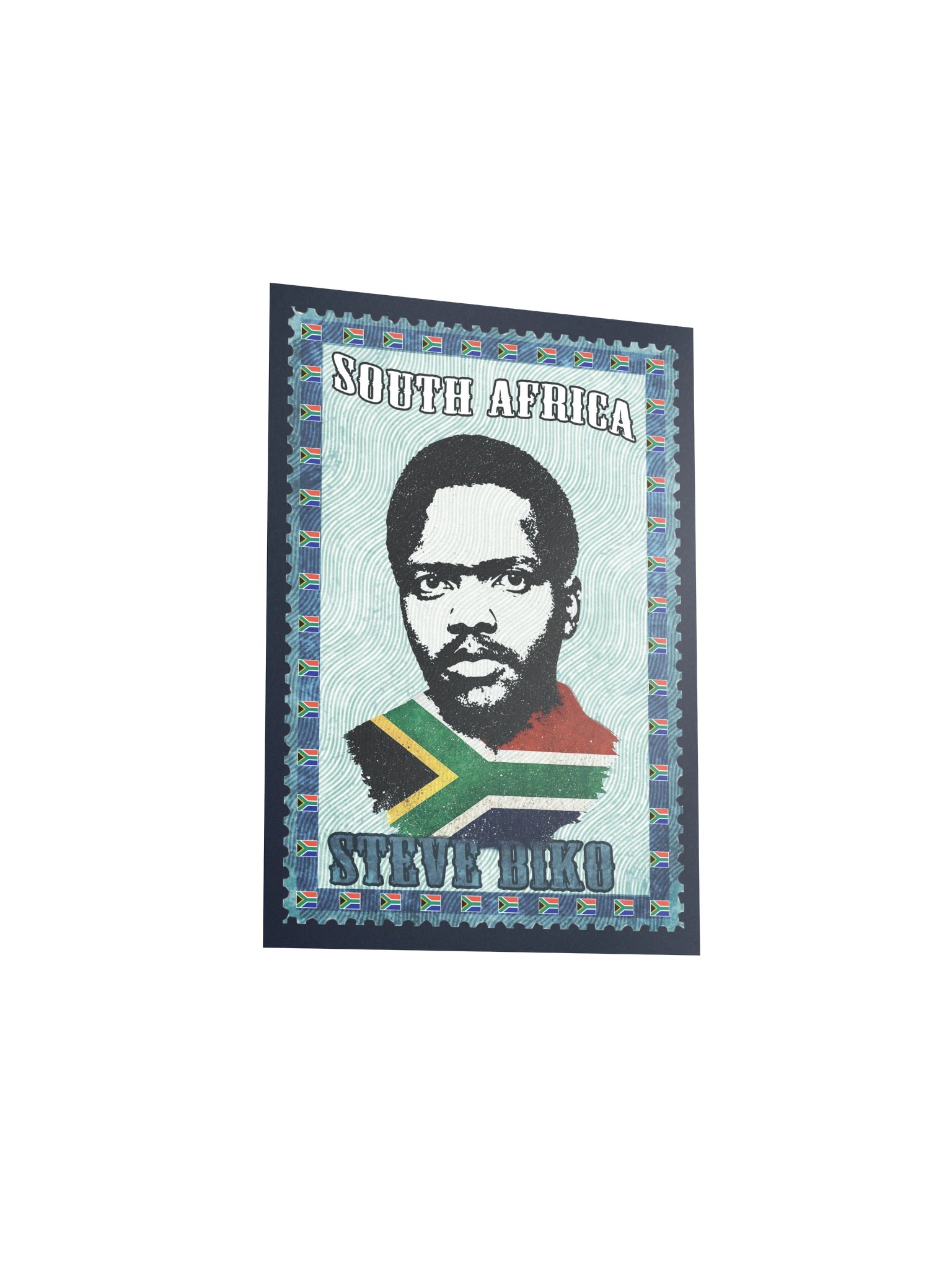 Steve Biko Vintage Postage Stamp Poster — South Africa Black Consciousness Movement Wall Art product image (5)